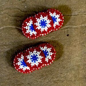 Two Native American barretes